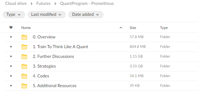 QuantProgram Prometheus