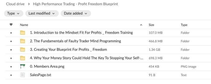 High Performance Trading – Profit Freedom Blueprint free download