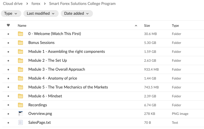 Smart Forex Solutions College Program free download